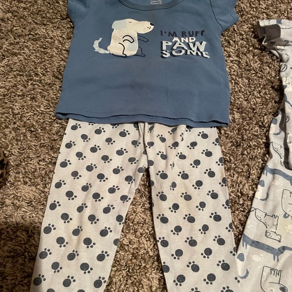 24 month baby dog pajamas-2 piece outfits x2 - Picture 2 of 5